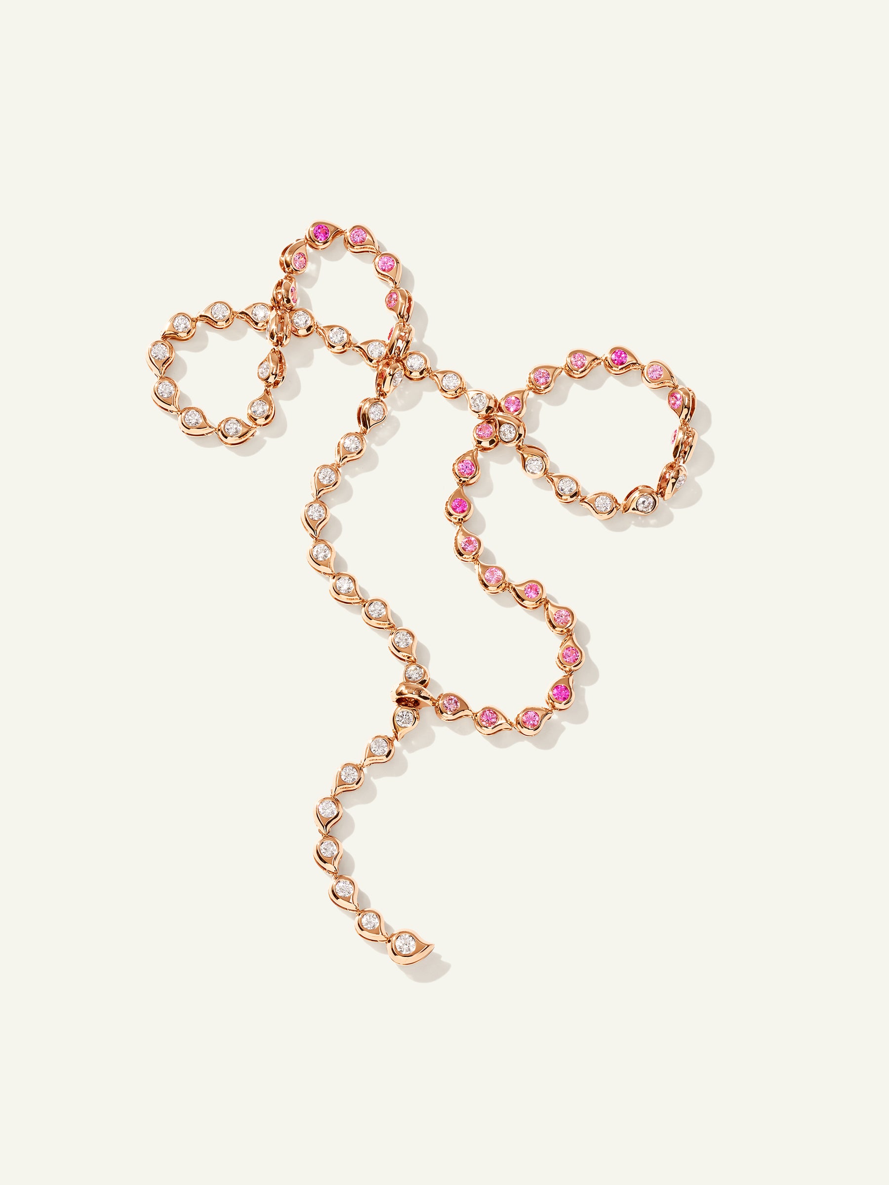 SNOWFLAKES Rivière Collier Halskette in ‘Classic' / 'Blush'