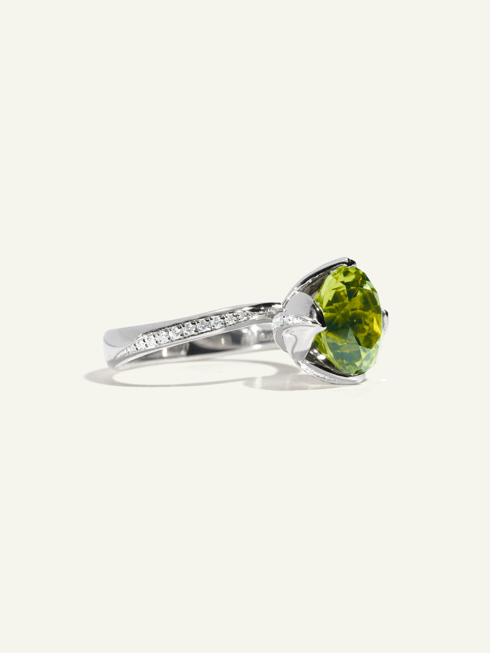 Ring TULIP Tourmaline Mint Tourmaline