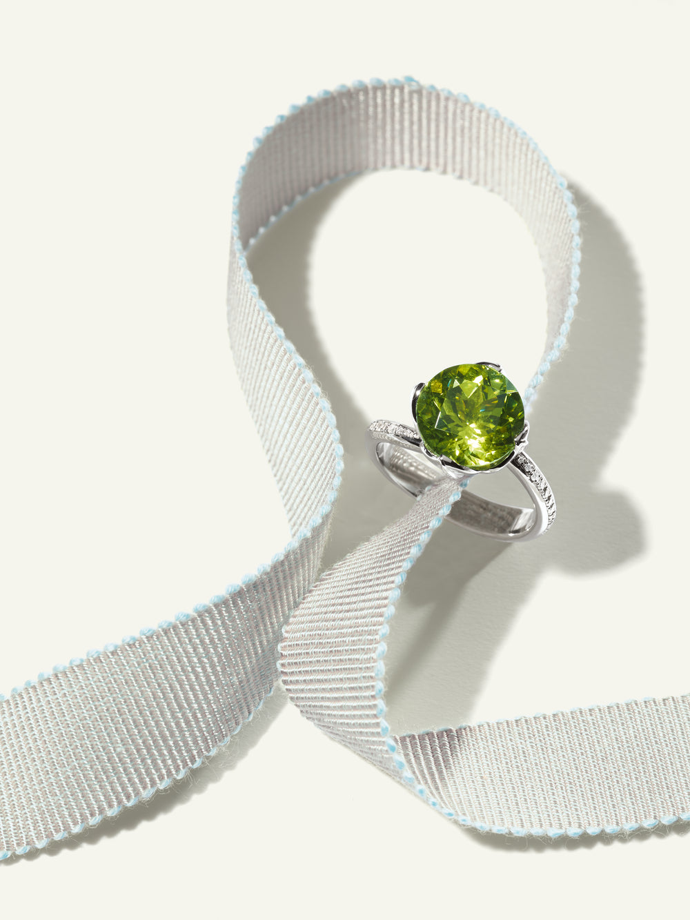 Ring TULIP Tourmaline Mint Tourmaline