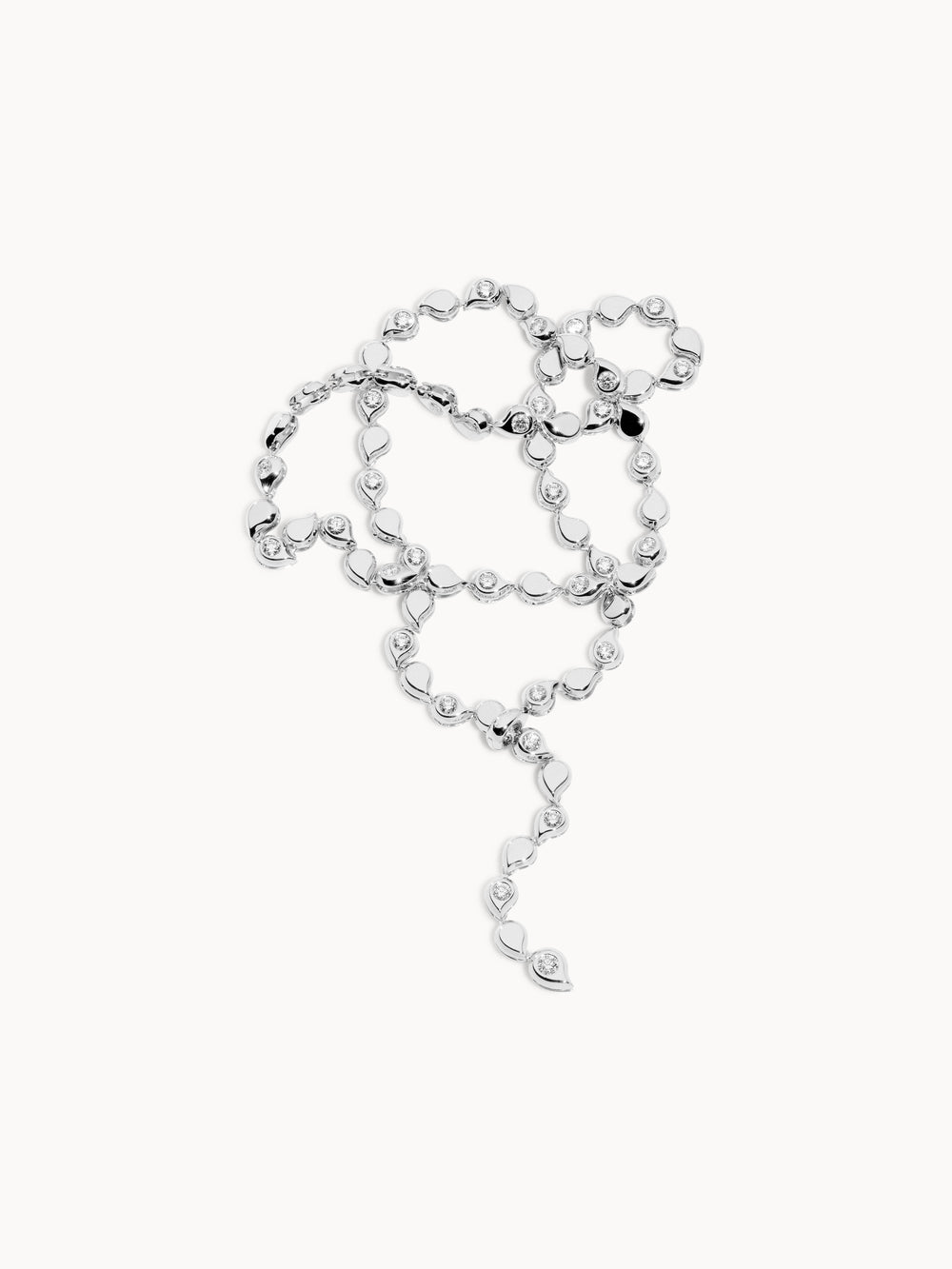 SNOWFLAKES Alternating Rivière Collier Halskette in 'Classic'