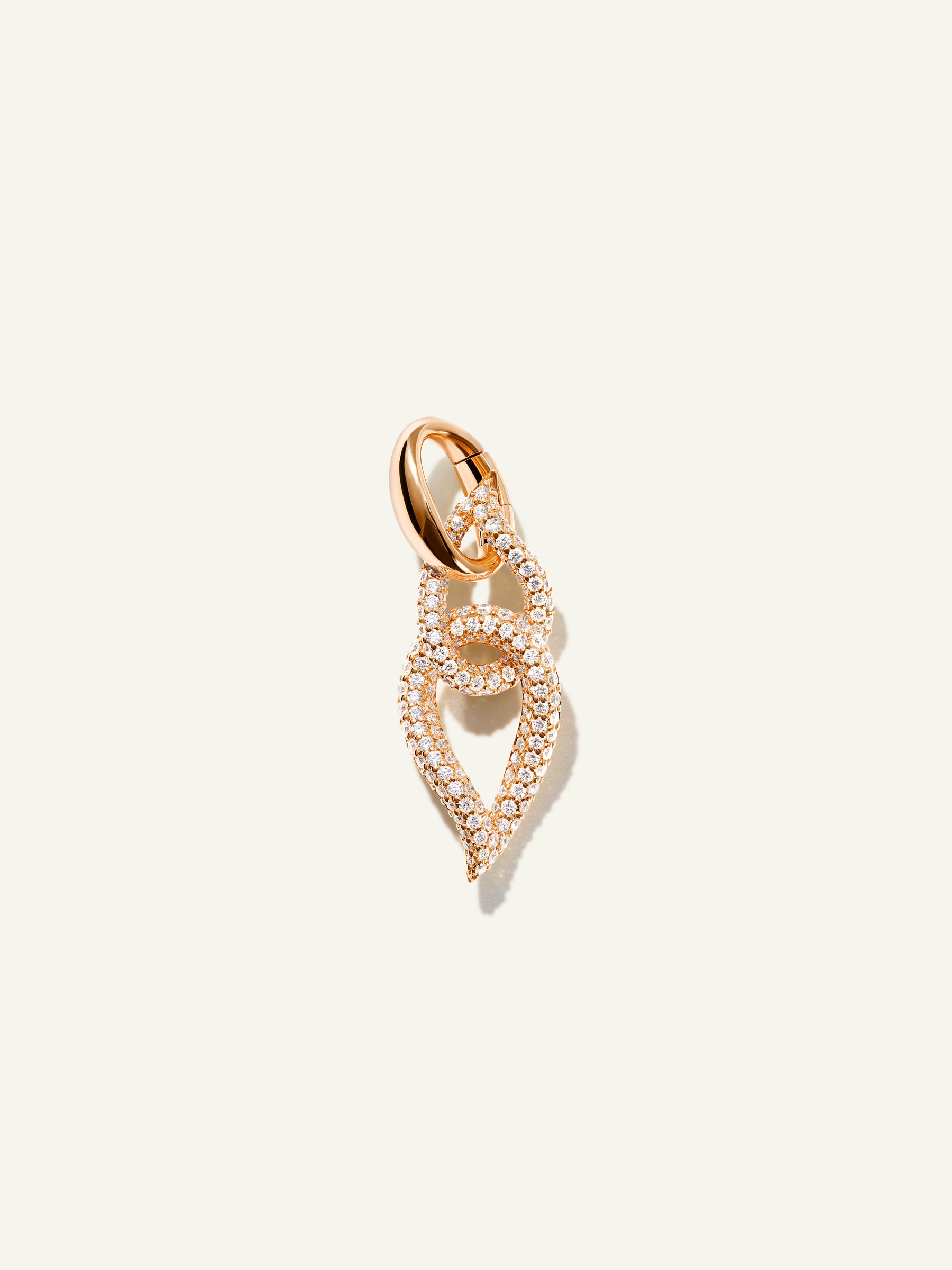 A-SIG-DDr-p-rg | Accessory SIGNATURE Double Drop Link with Diamond Pavé