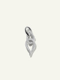 SIGNATURE Double Drop Link mit Diamant Pavé