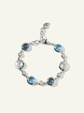BOUTON Armband in 'Sky' mit Diamanten