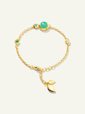 BOUTON Mini Chain Armband, in 'Lagoon'