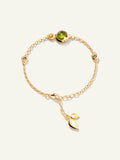 B-BOU-c-RF-sm-yg | BOUTON Mini Chain Bracelet, Small/Medium in 'Rainforest'