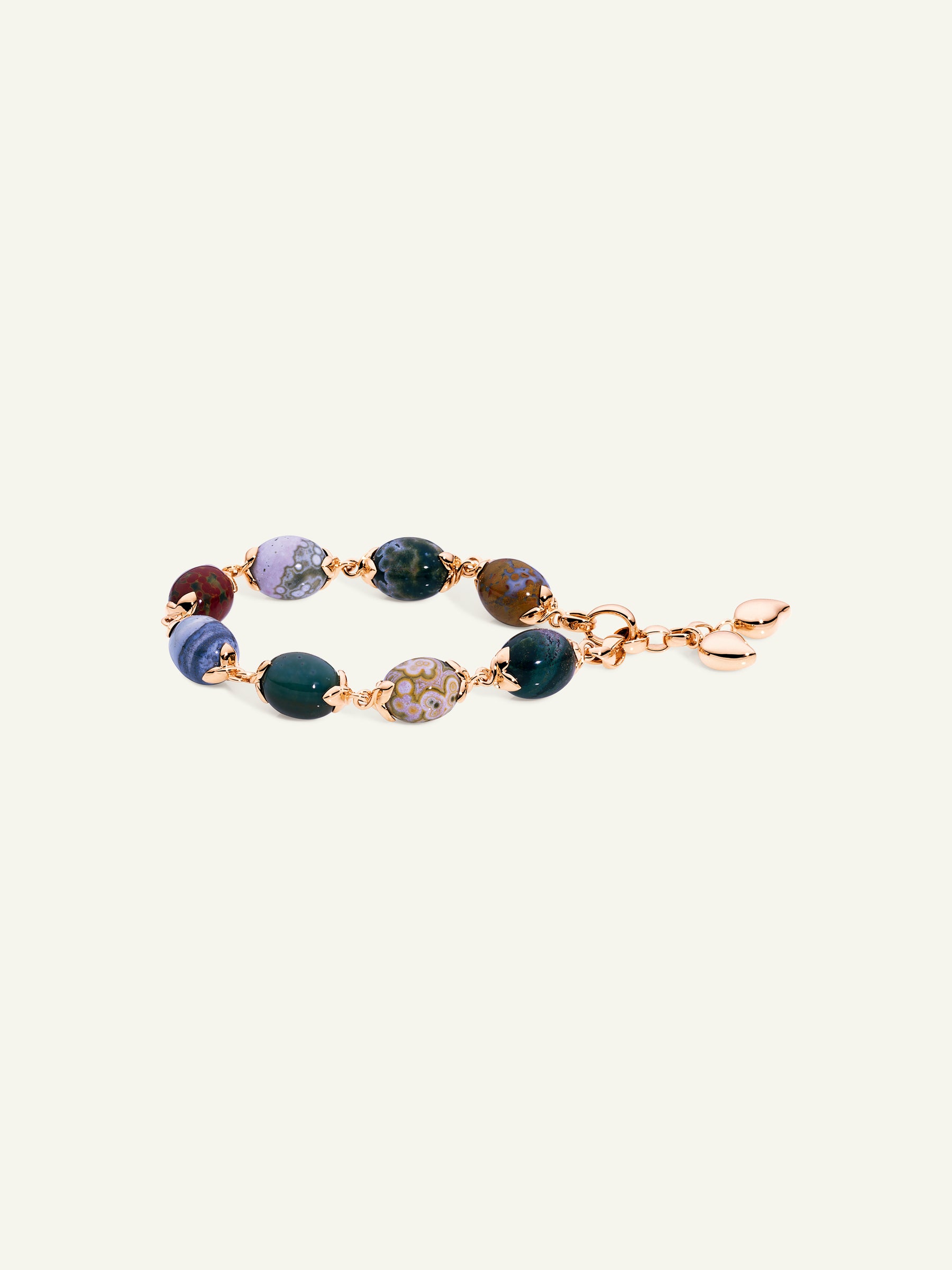 COCONUT Small Link Version Armband Ocean Jasper