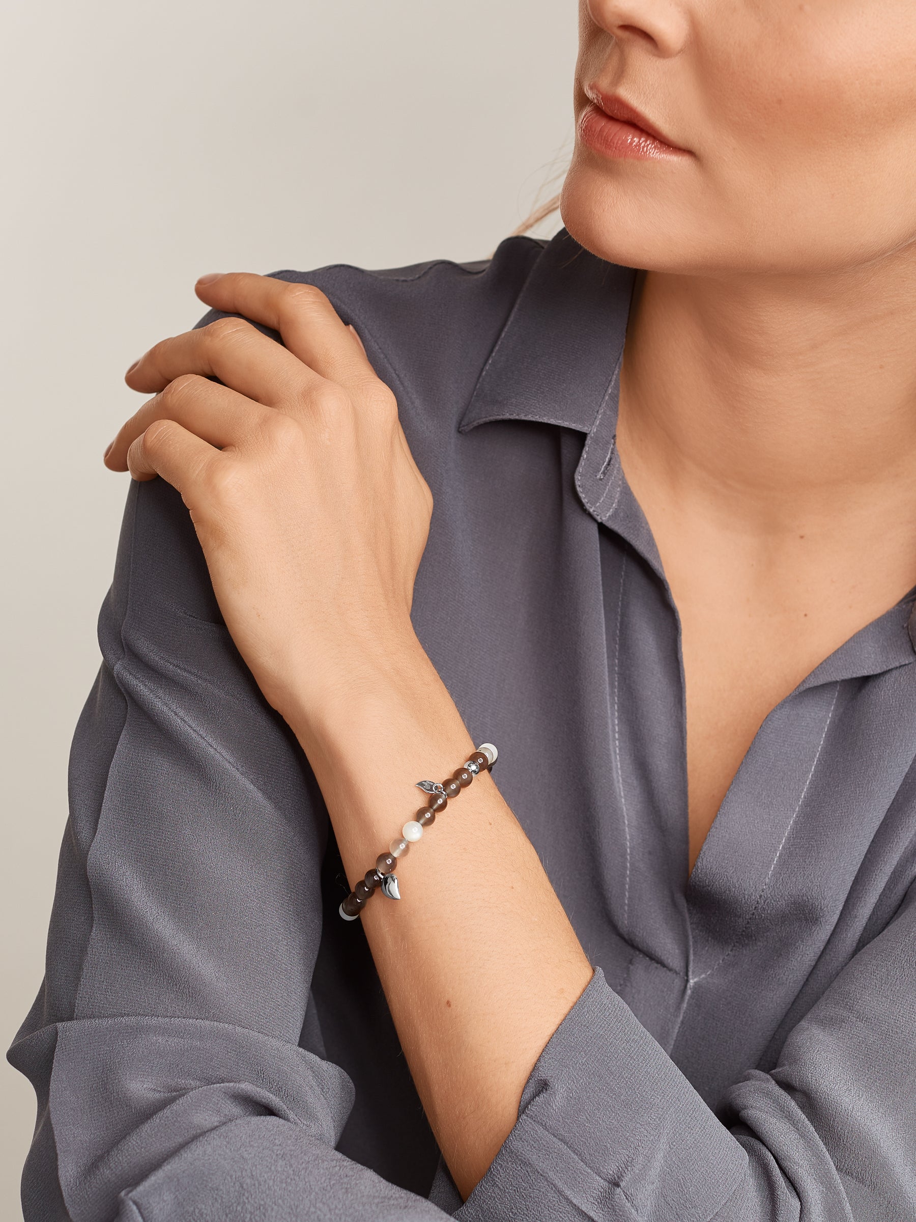 INDIA Large Drop Armband in 'Cashmere'