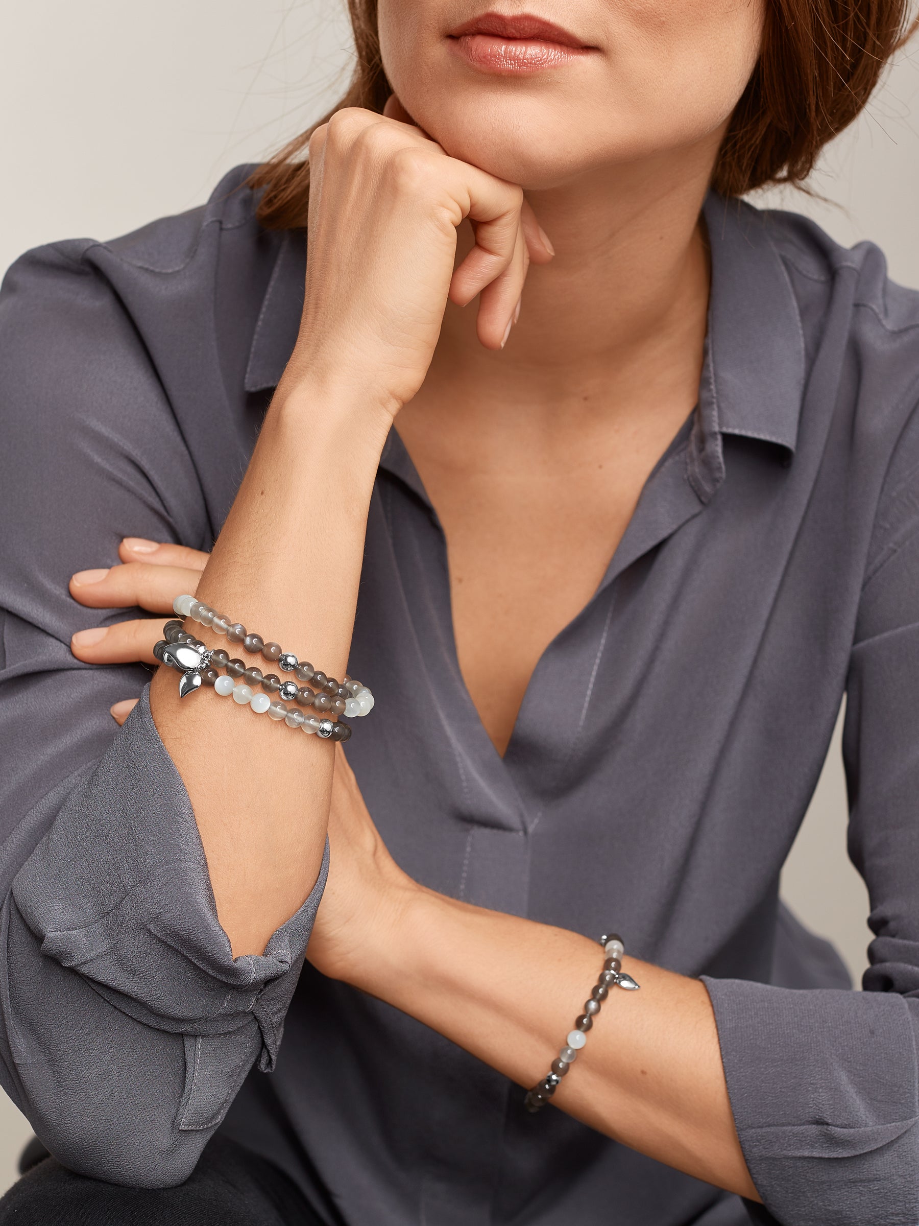 INDIA Small Drop Bracelet in 'Cashmere'