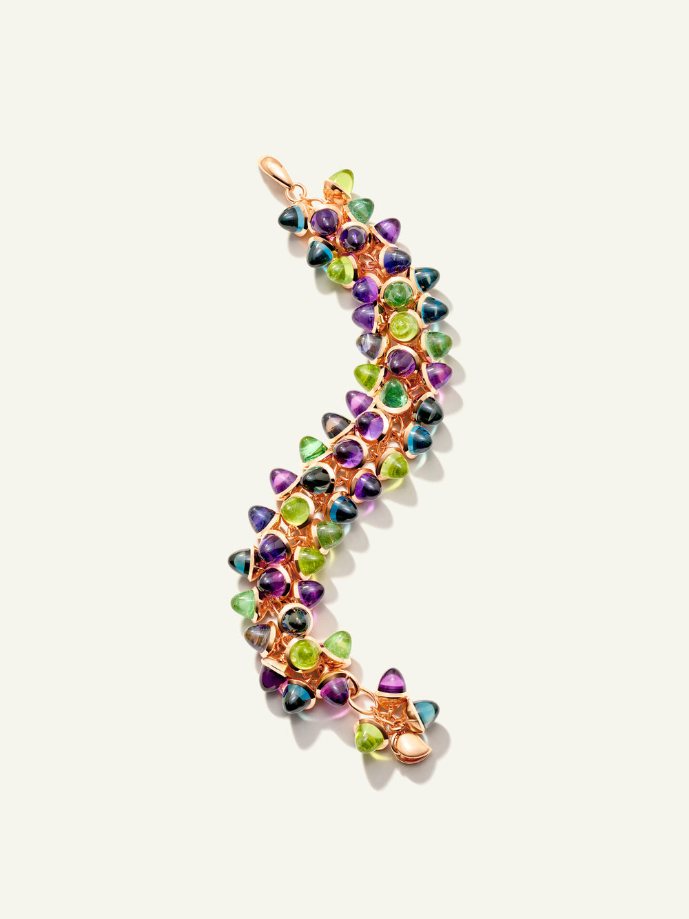 B-MFL-Aur-rg | MIKADO Flamenco Bracelet in 'Aurora'