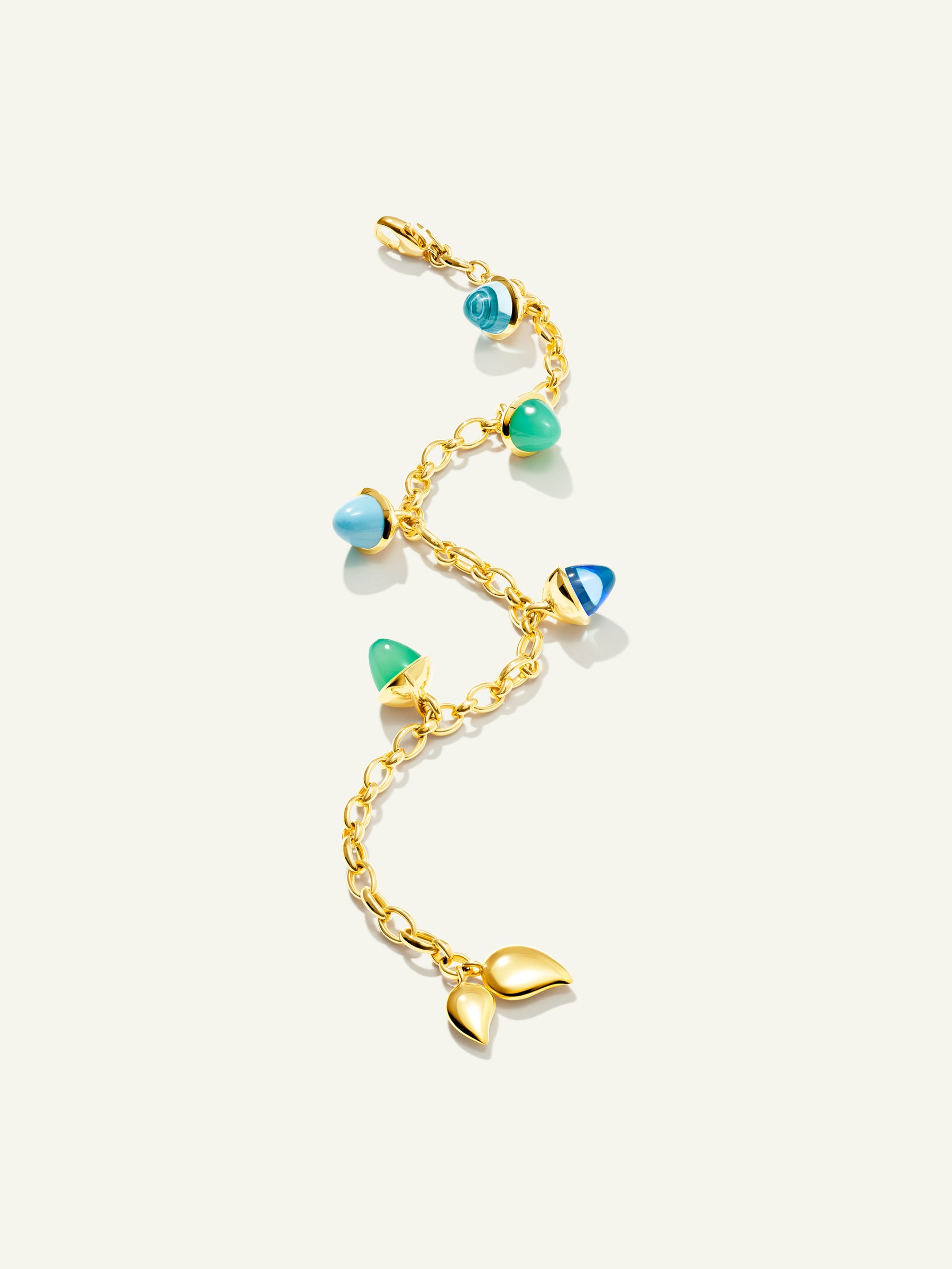 MIKADO Flamenco Charm Armband in 'Lagoon'