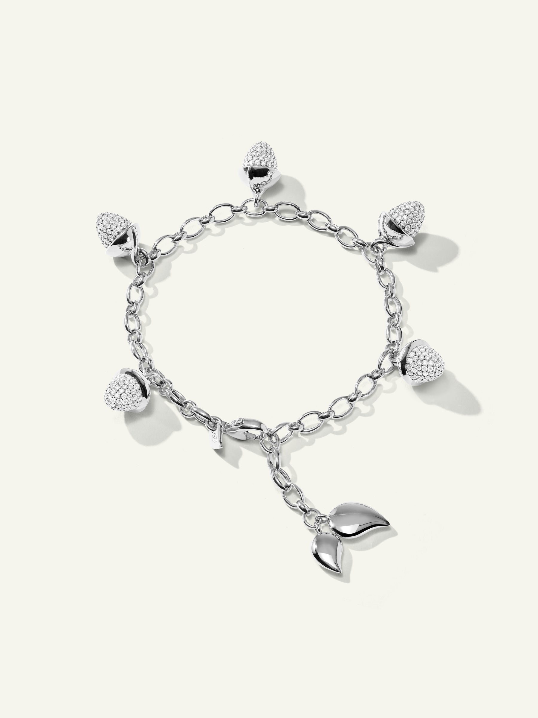 Bracelet MIKADO Flamenco Charm Diamond Pavé Diamond Pavé