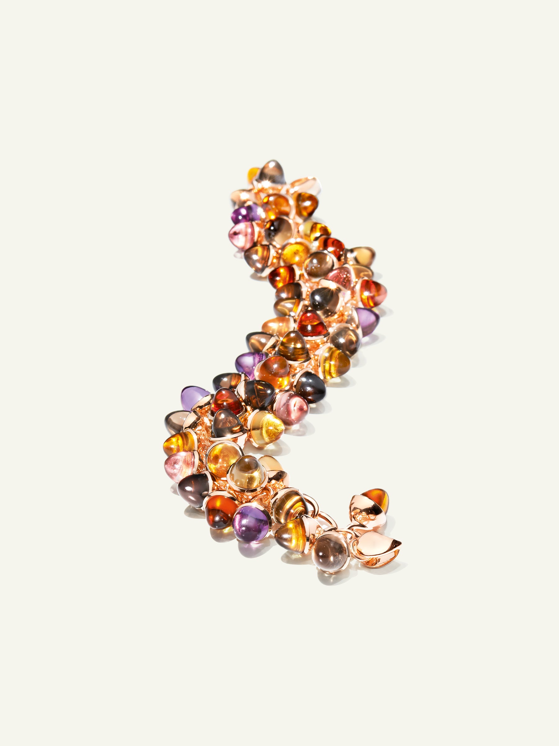 B-MFL-Che-rg | MIKADO Flamenco Bracelet in 'Chestnut'