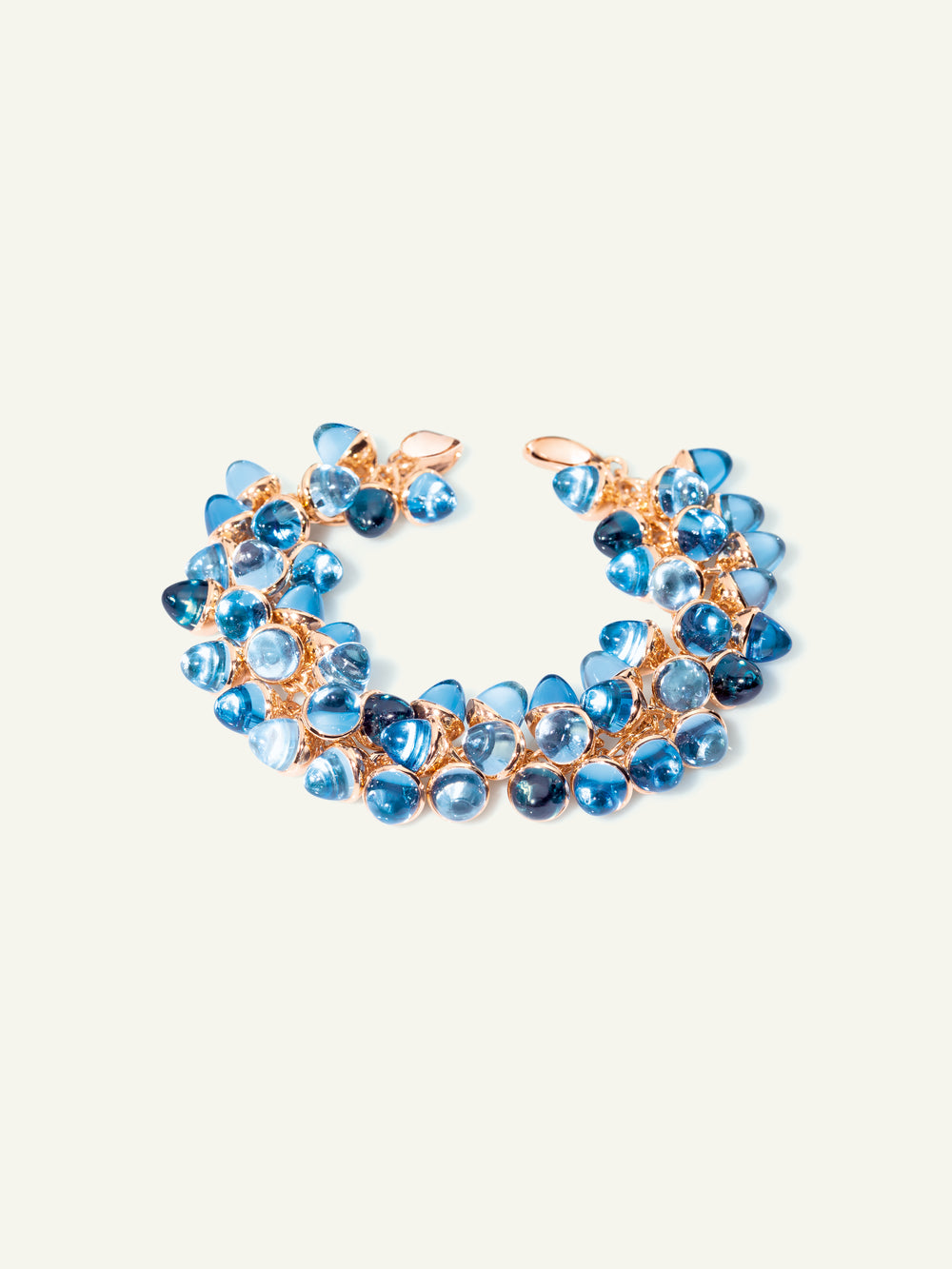 B-MFL-Sky-rg | MIKADO Flamenco Bracelet in 'Sky'