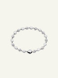 SNOWFLAKES Alternating Rivière Bracelet with White Diamonds