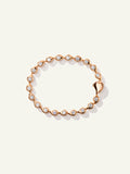 SNOWFLAKES Alternating Rivière Bracelet with White Diamonds