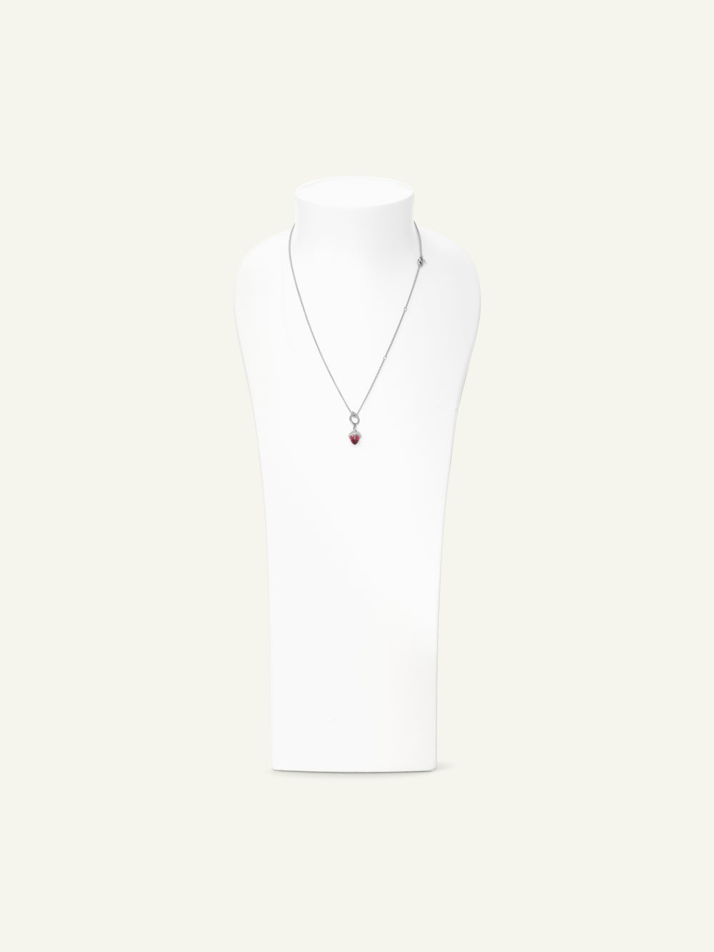 Chain BELCHER, 1,5 mm, 51 cm 18K white gold