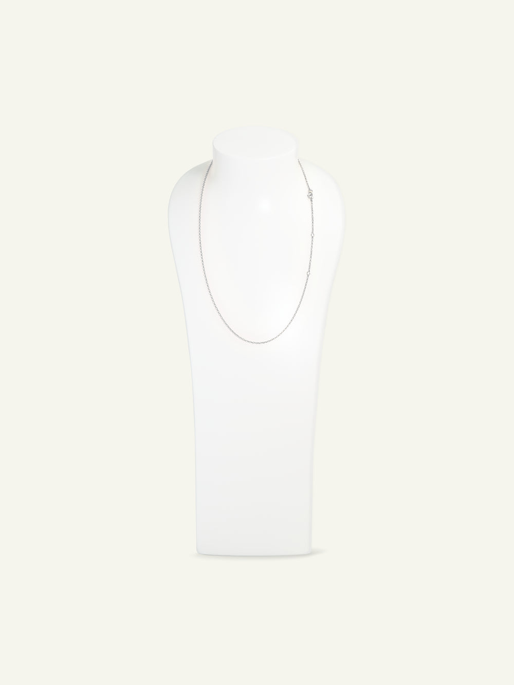 Chain BELCHER, 2,0 mm, 60 cm 18K white gold