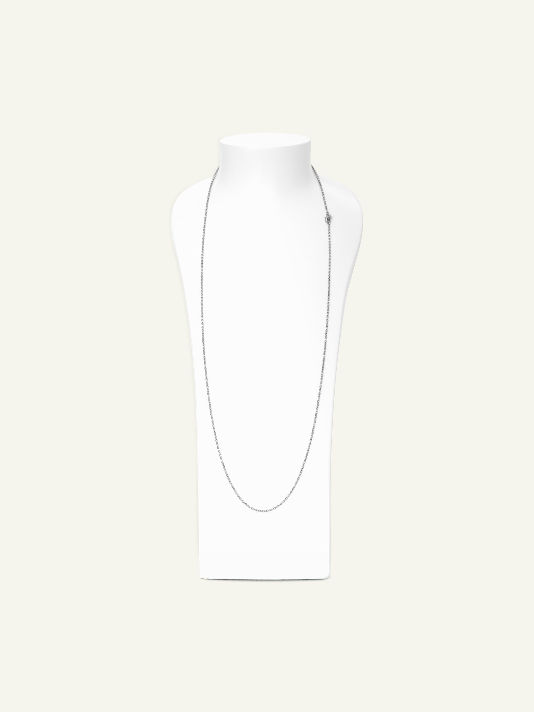 Chain BELCHER, 2,0 mm, 90 cm 18K Weißgold