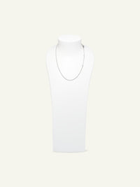 CHAIN Eight 2 mm, 51 cm 18K Weißgold