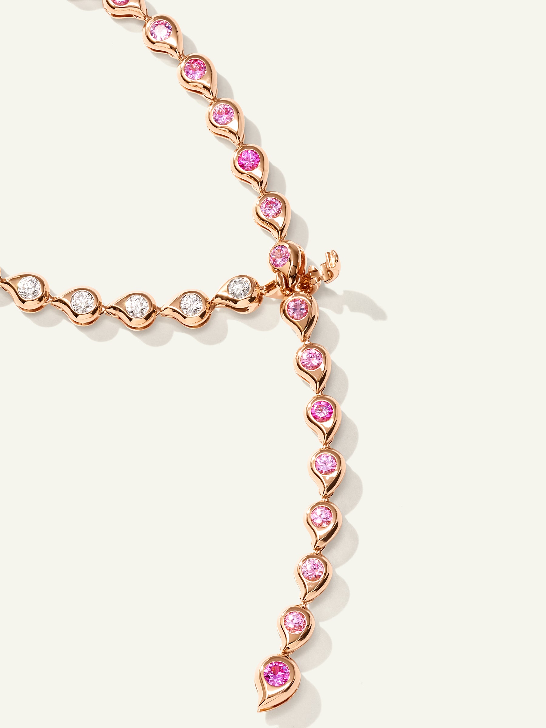 SNOWFLAKES Rivière Collier Necklace in ‘Classic' / 'Blush'