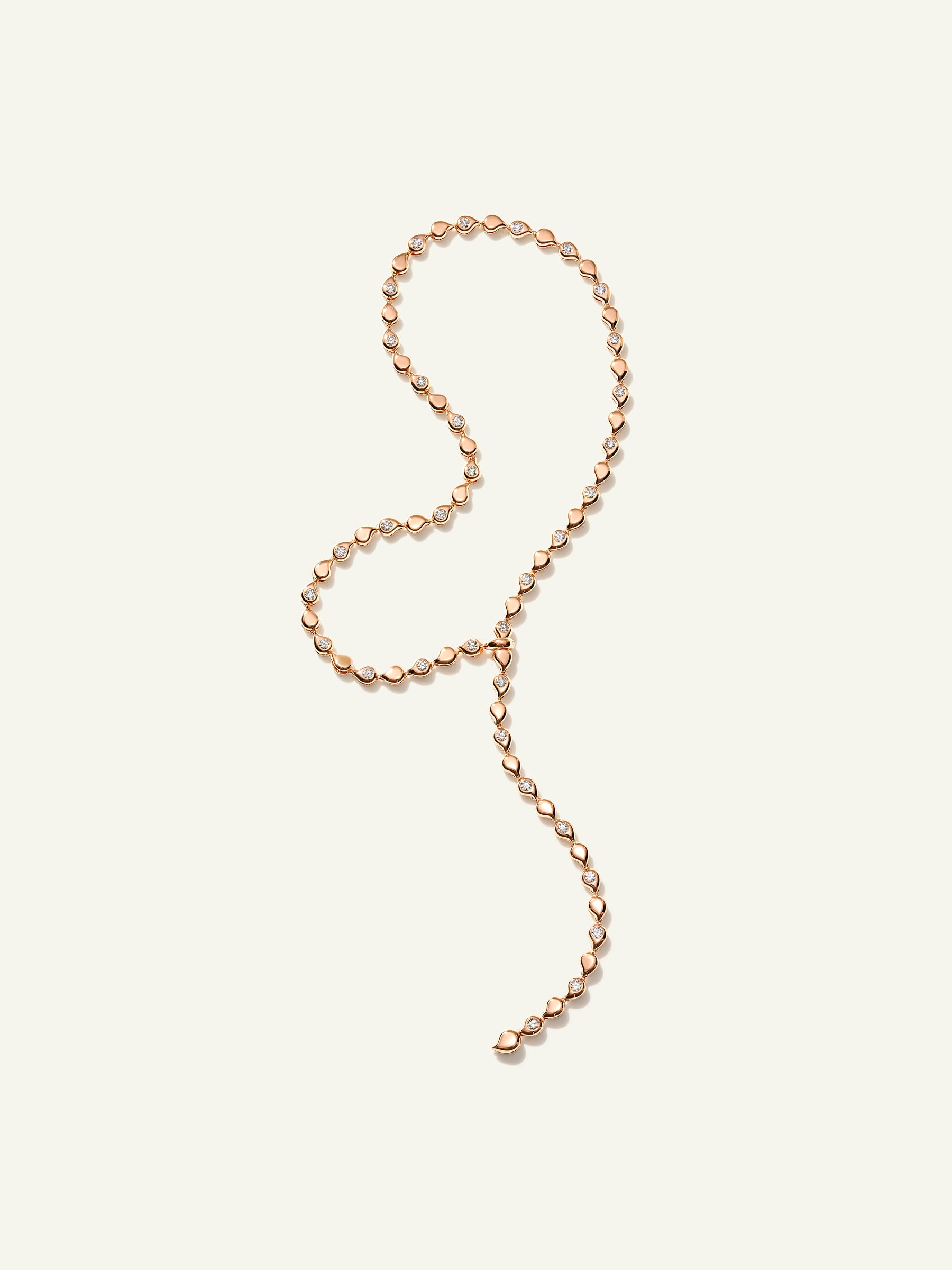 SNOWFLAKES Alternating Rivière Collier Halskette in 'Classic'