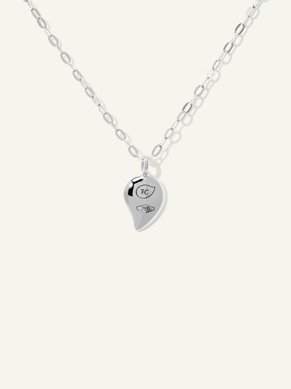 Chain SPARKLE Drop Diamond Pavé, 1,0 mm, 45 cm with Diamond Pavé