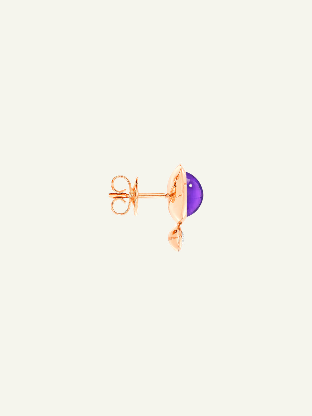 Earrings BOUTON Amethyst / Classic Amethyst