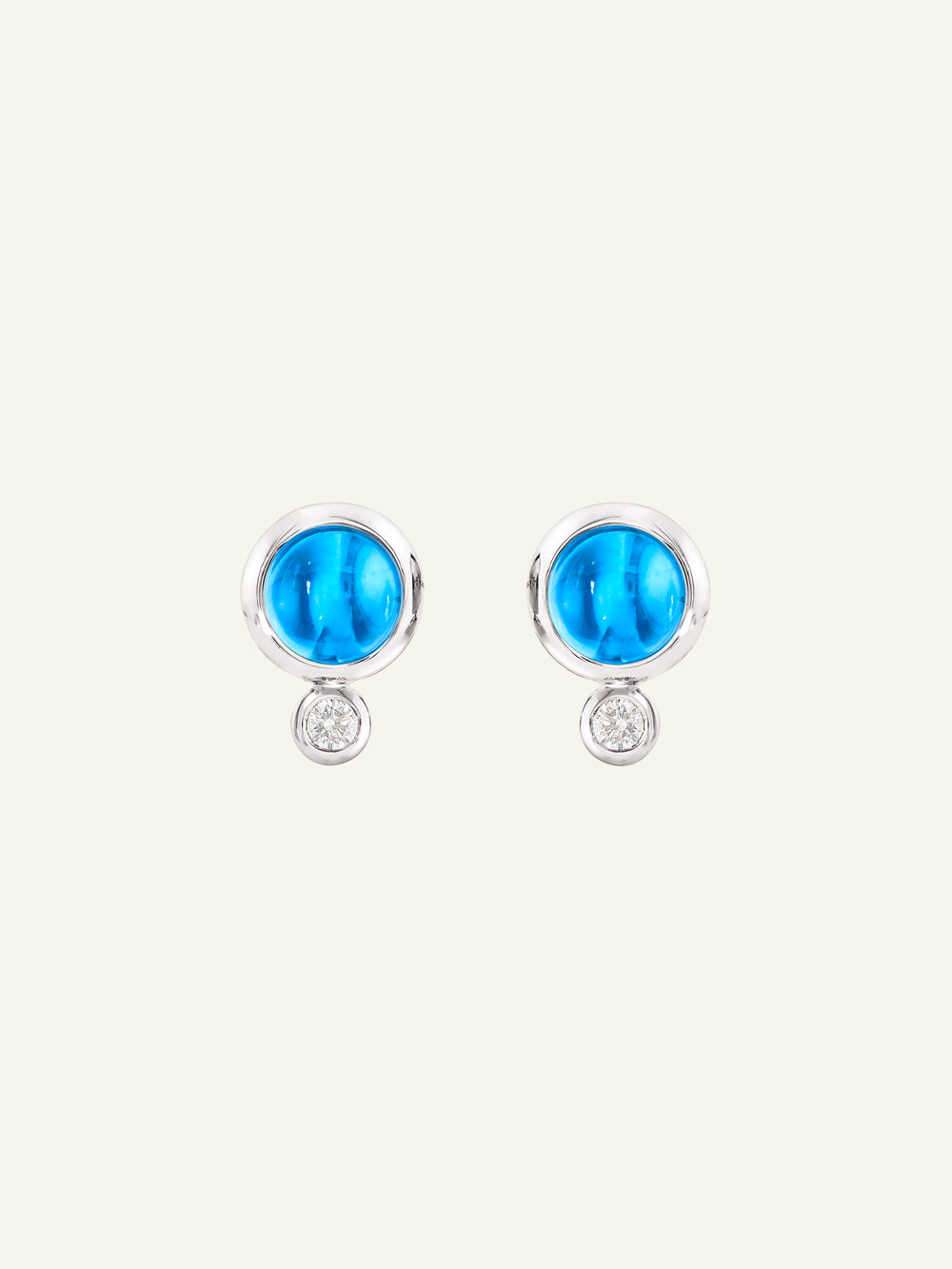 Earrings BOUTON Swiss Topaz / Classic Swiss Topas