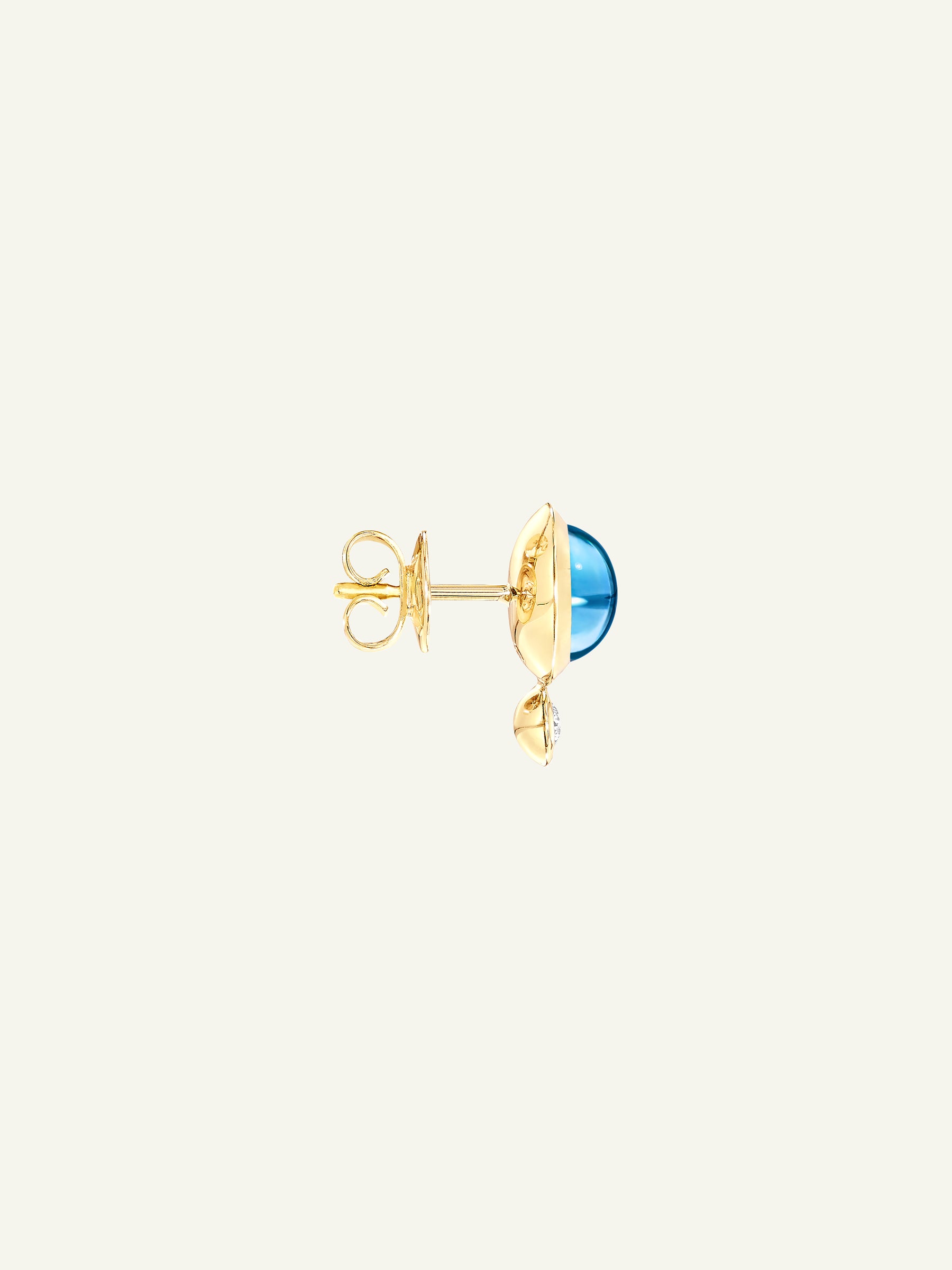 Earrings BOUTON Swiss Topaz / Classic Swiss Topas