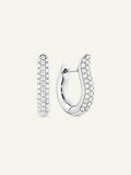 SIGNATURE Hoop Earrings with Diamond Pavé