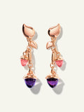 MIKADO Dangling 2 Acorn Earrings in 'Wildberry'