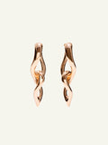 E-SIG-Ho-2TDr-rg | Earrings SIGNATURE Dangling 2 Twisted Drops