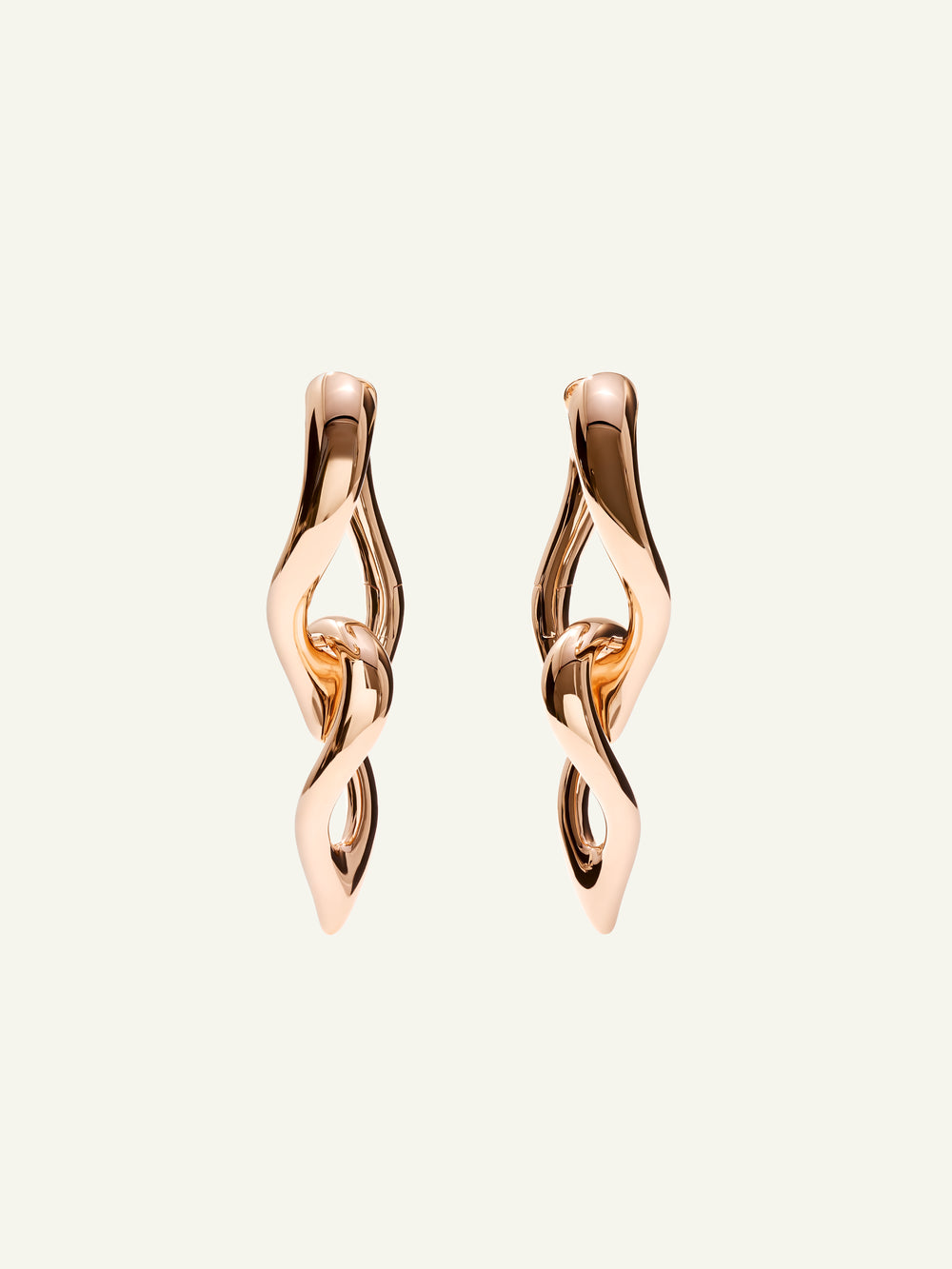 E-SIG-Ho-2TDr-rg | Earrings SIGNATURE Dangling 2 Twisted Drops
