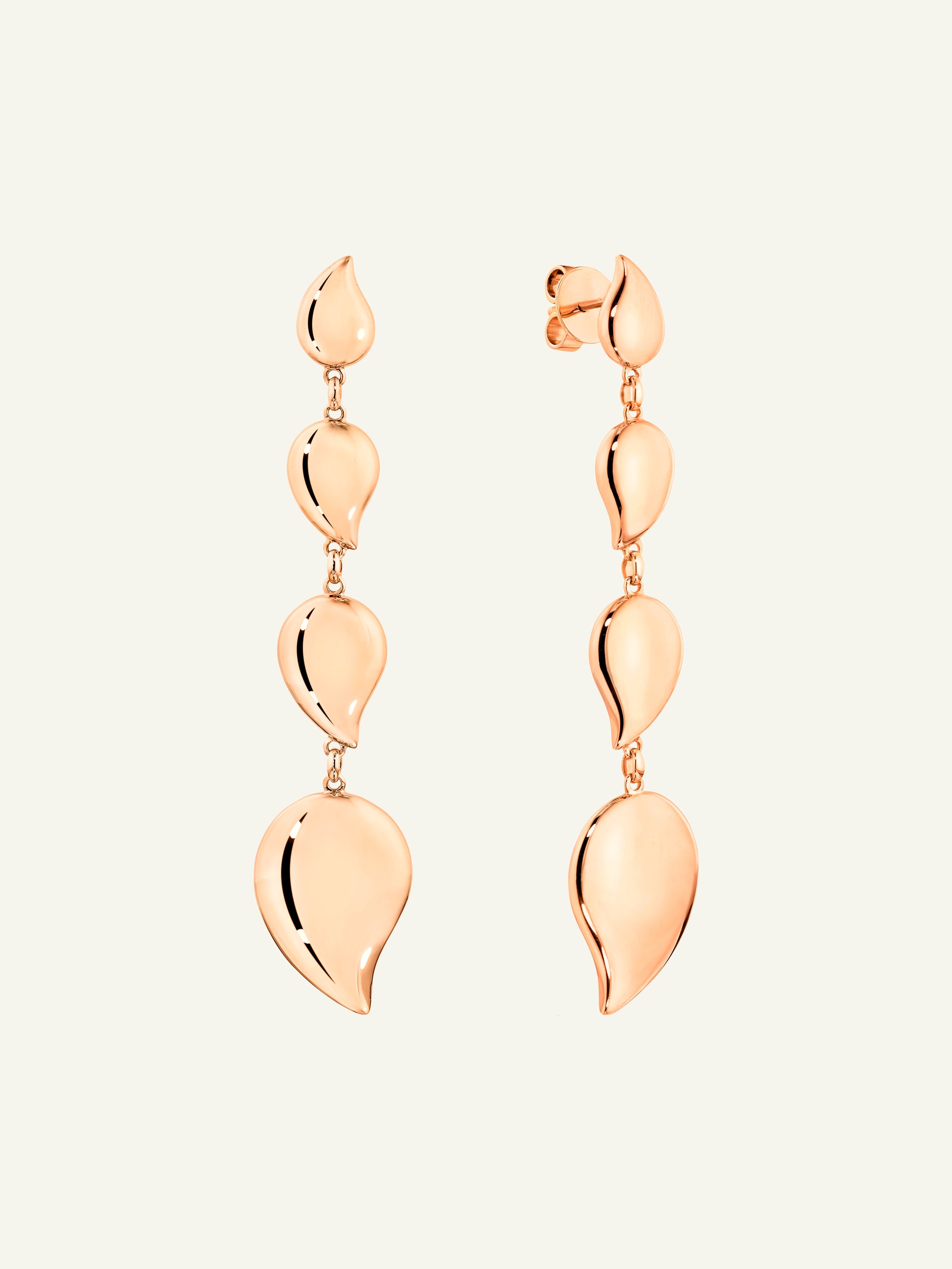 SIGNATURE Wave 4 Drop Earrings in 18K Yellow Gold