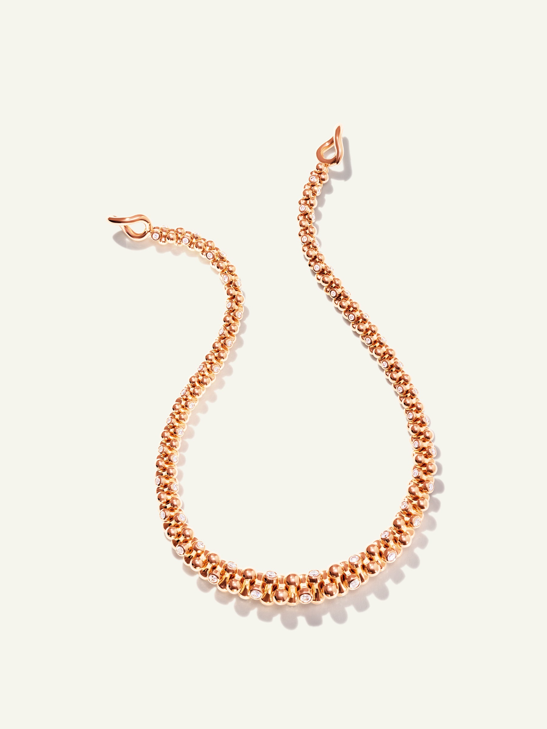 ALWAYS DIAMONDS Alternating Graduated Halskette in 'Classic'