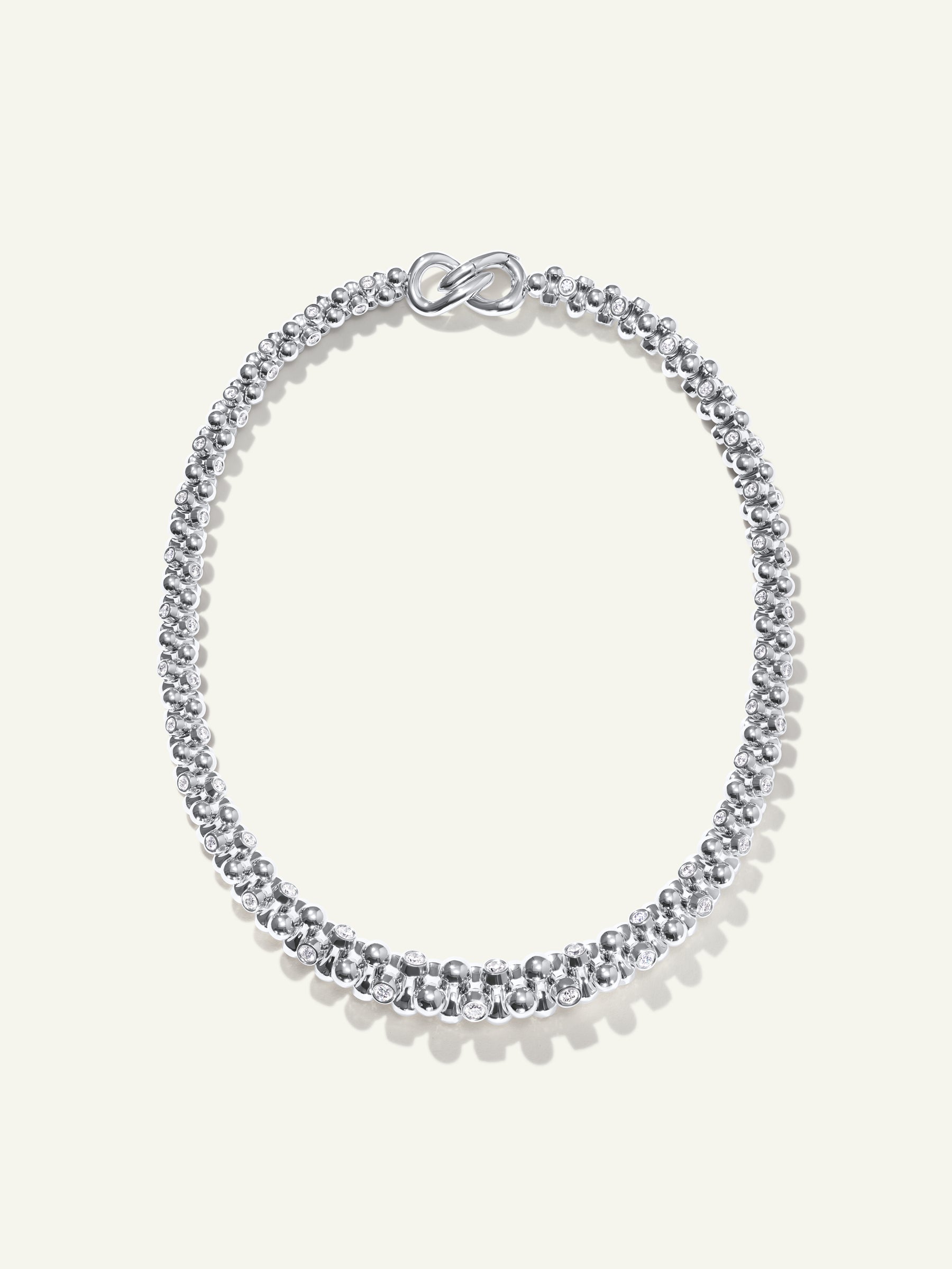 ALWAYS DIAMONDS Alternating Graduated Halskette in 'Classic'