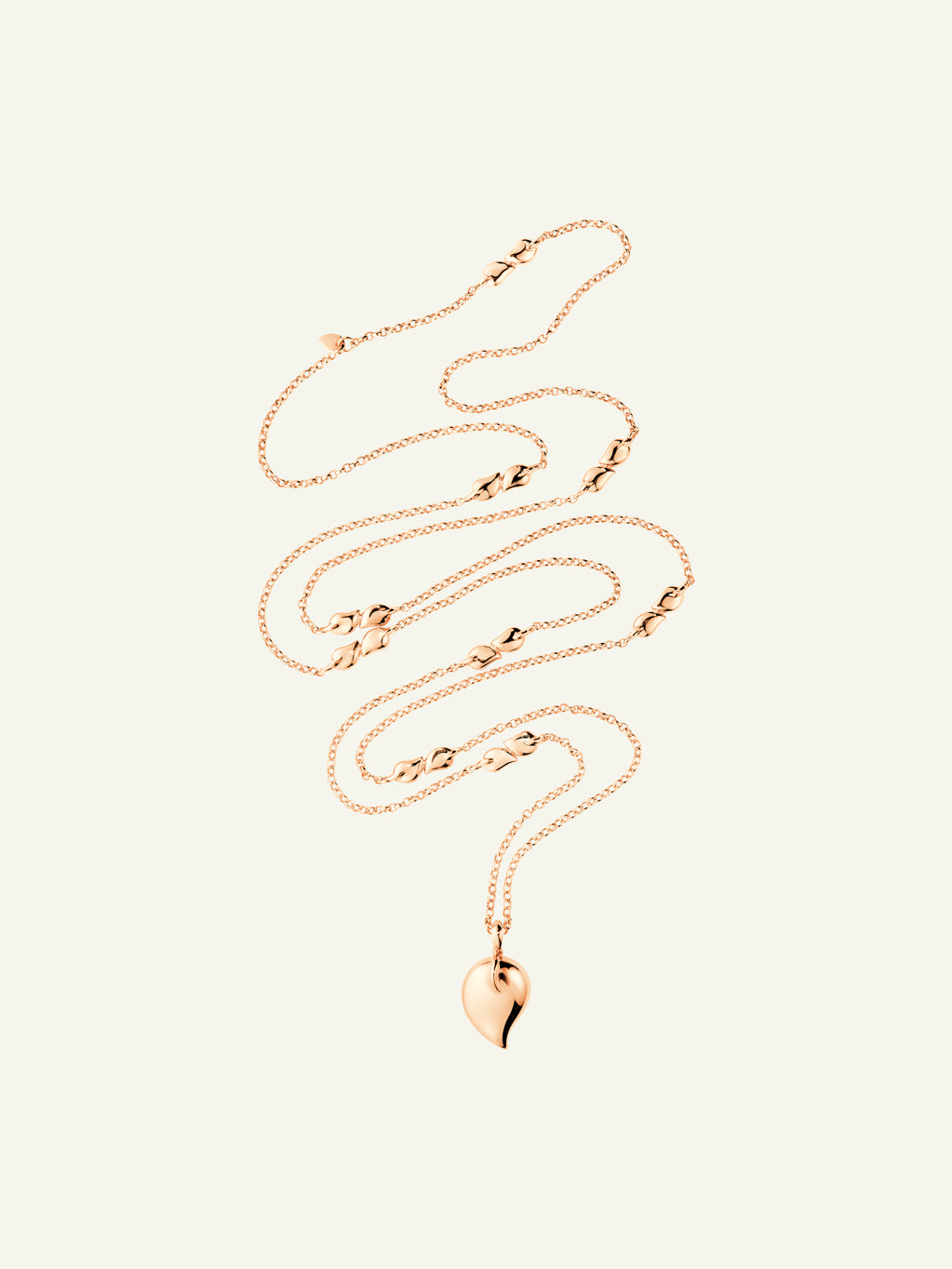 SIGNATURE Necklace Drop 18K Roségold