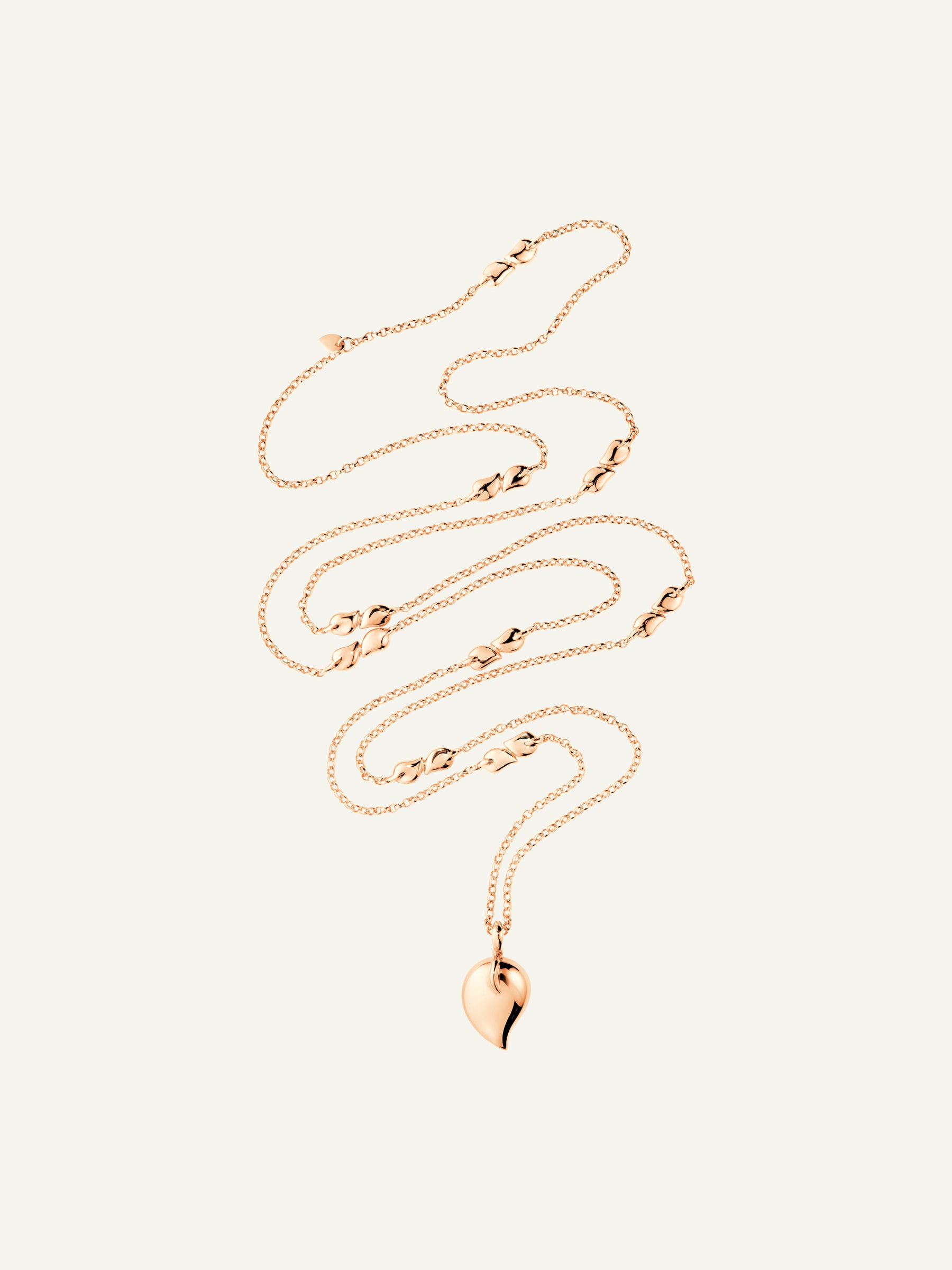 SIGNATURE Necklace Drop 18K Roségold