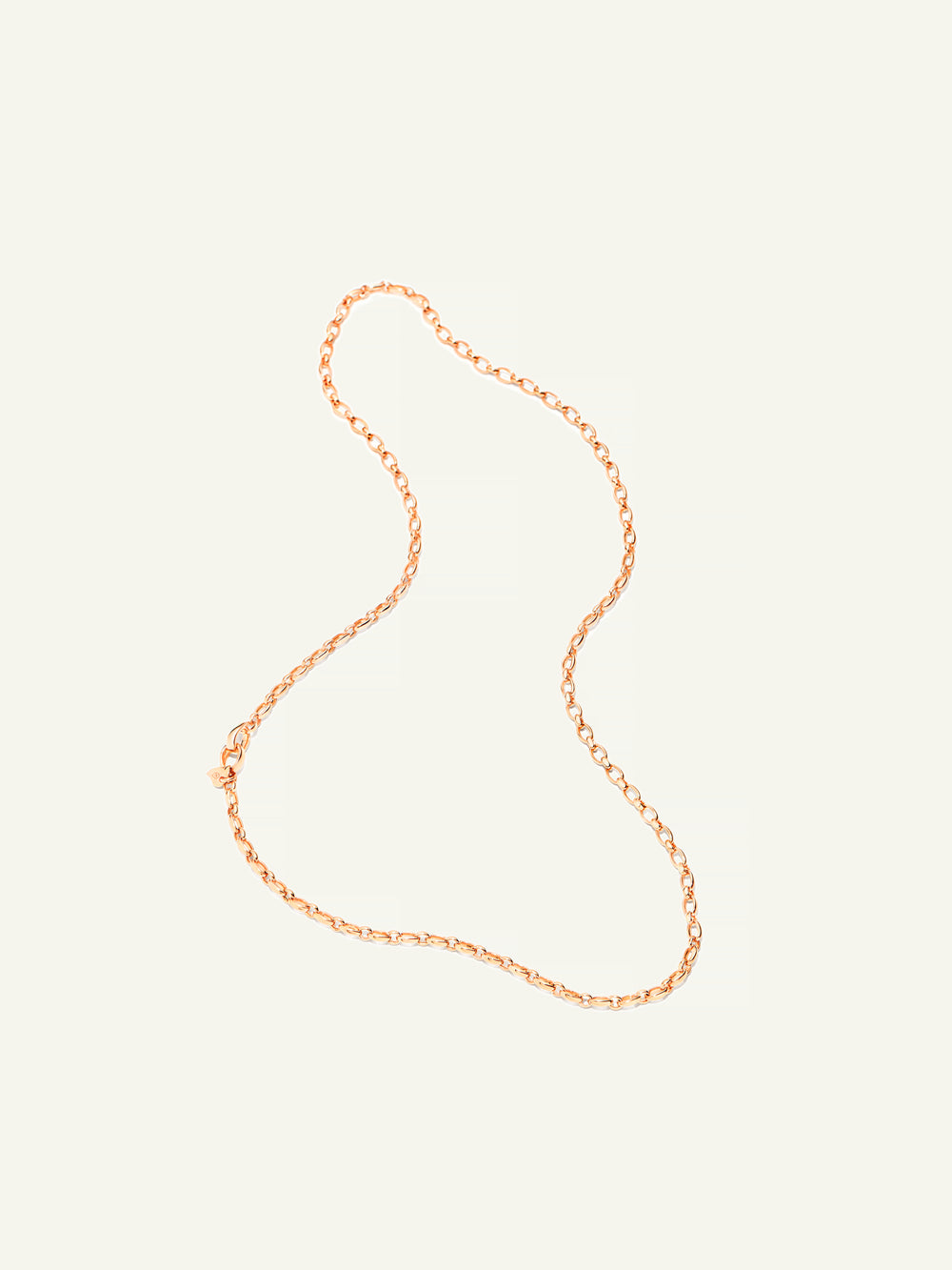 Necklace Lariat 60 cm 18K Roségold