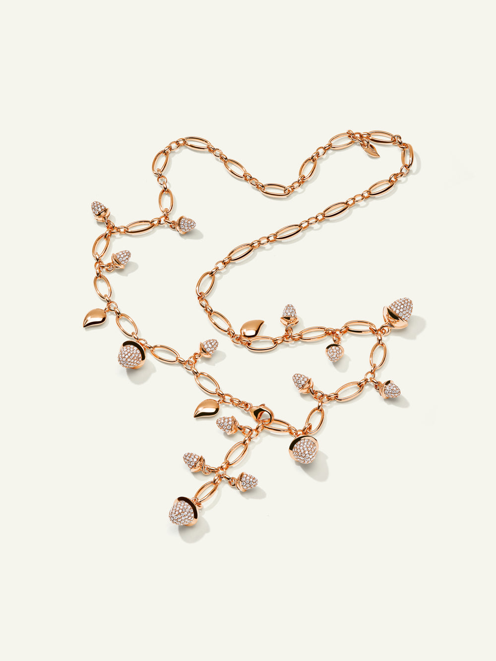 Necklace MIKADO Diamond Pavé - 56 cm mit Diamant Pavé