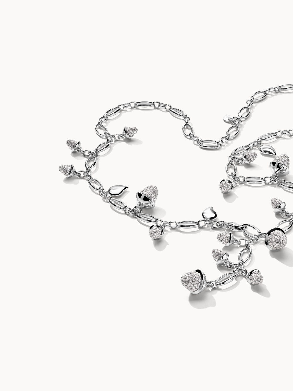 Necklace MIKADO Diamond Pavé - 56 cm mit Diamant Pavé