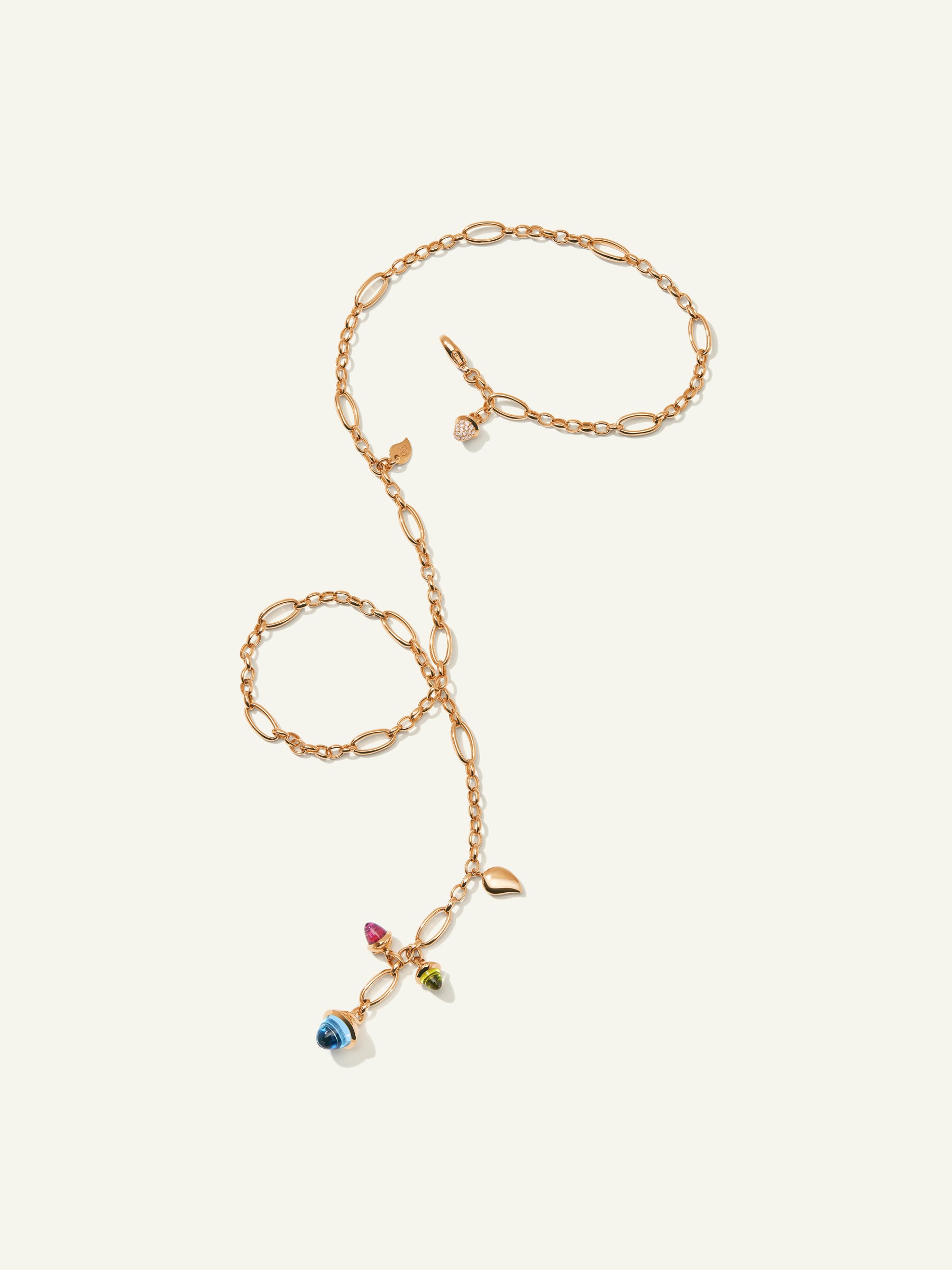 Necklace MIKADO Delicate 51 cm 'Candy' with Diamond Pavé