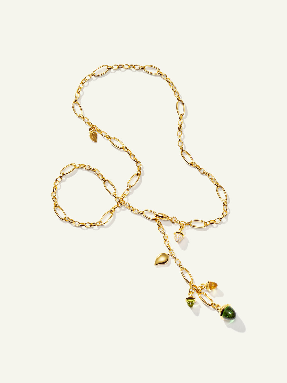MIKADO Halskette, 51 cm in 'Rainforest' mit Diamond Pavé