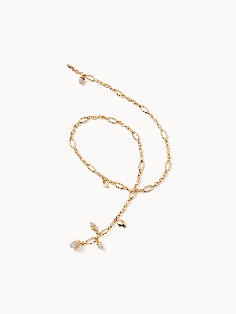 Necklace MIKADO Delicate 51 cm Diamond Pavé mit Diamant Pavé