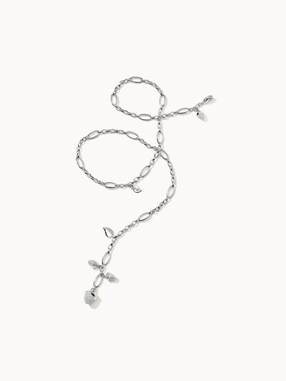 Necklace MIKADO Delicate 51 cm Diamond Pavé mit Diamant Pavé