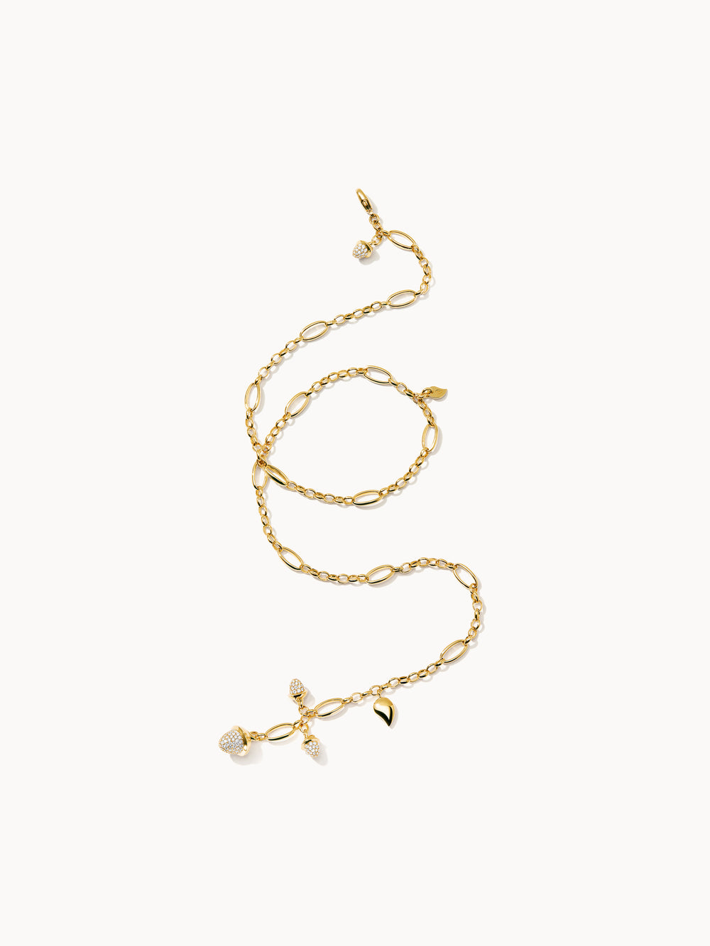 Necklace MIKADO Delicate 51 cm Diamond Pavé mit Diamant Pavé