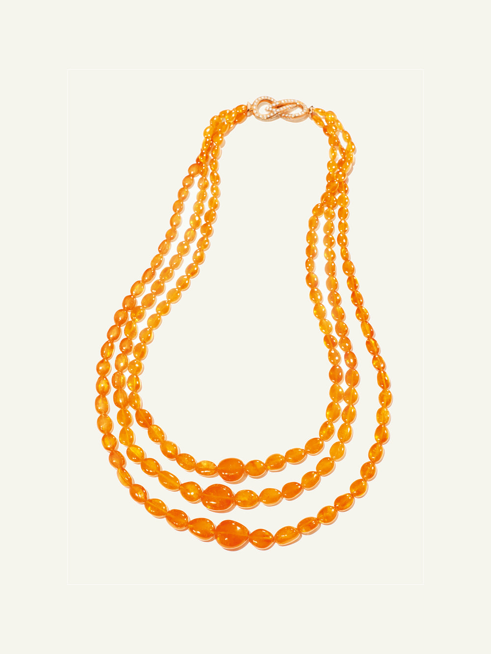 GLAMOUR Necklace with Mandarin Garnet