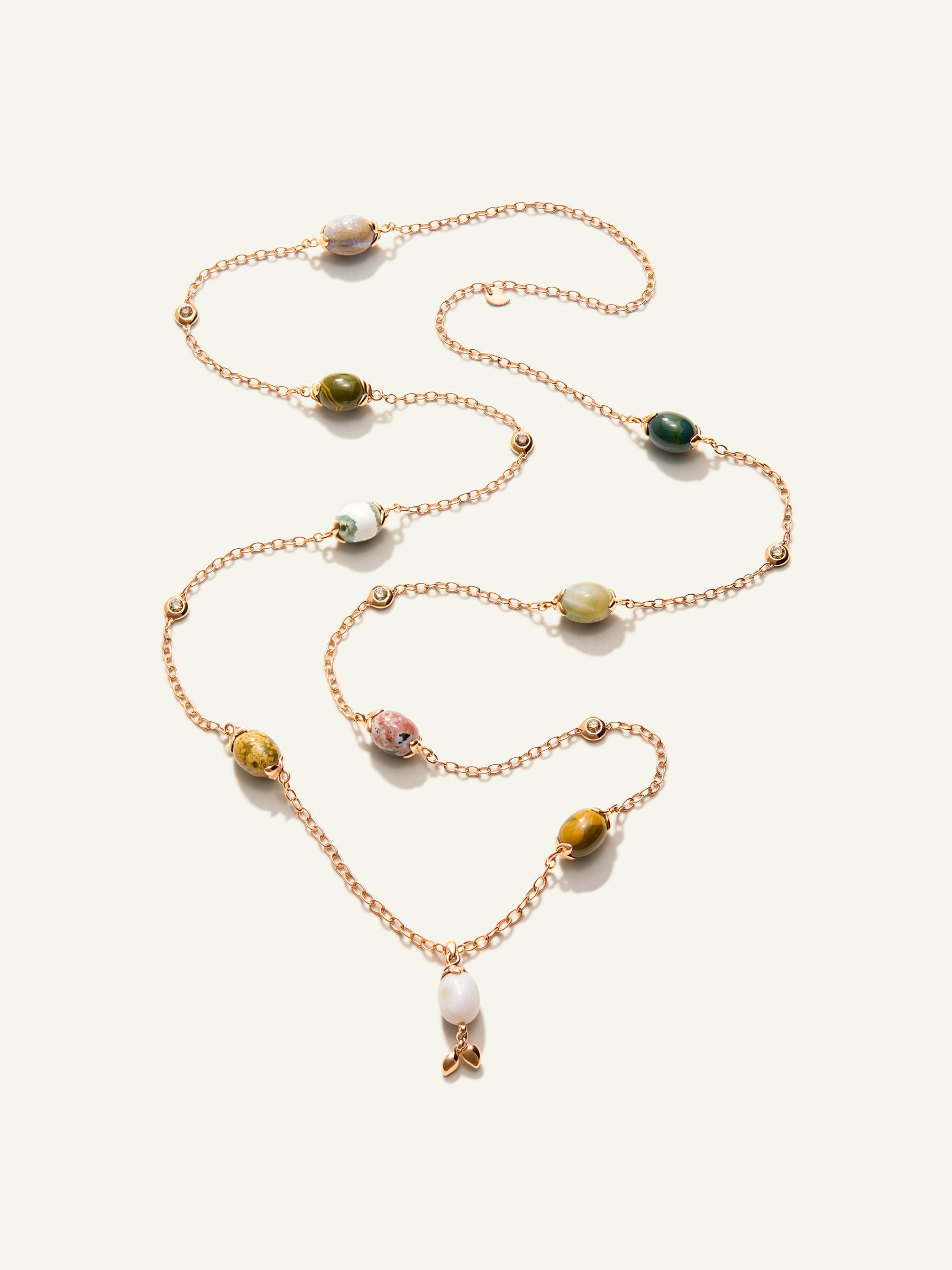 N-OJ-9-Ca-rg | Necklace OCEAN JASPER