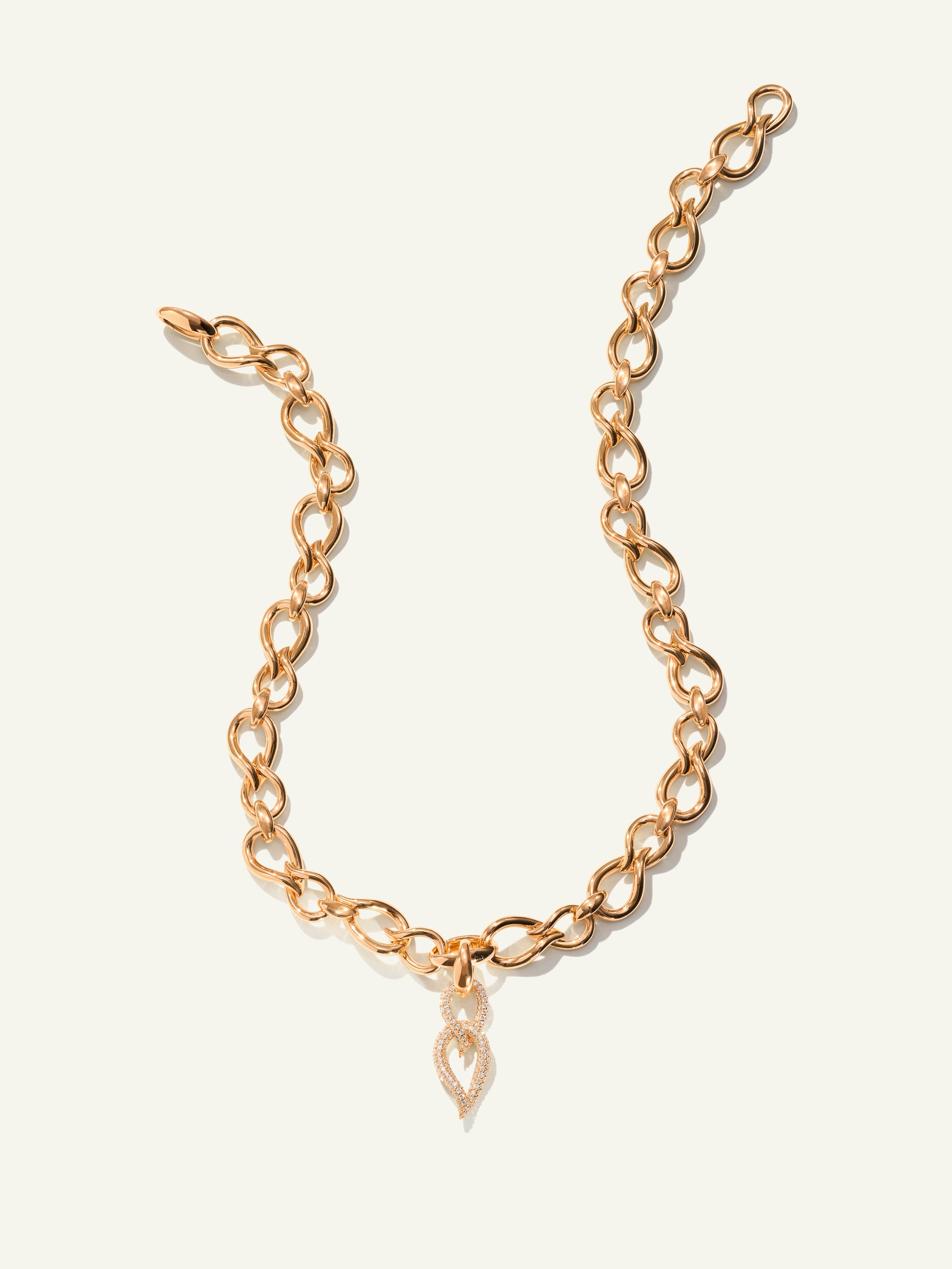 N-SIG-DDr-49-rg | Necklace SIGNATURE Double Drop 49 cm