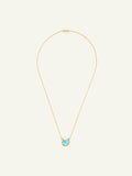 Necklace SIGNATURE 2 Drops Swiss Topaz / Diamond Pavé